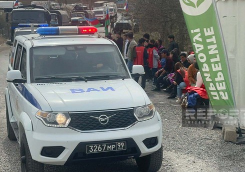 Xankəndi-Laçın yolunda sülhməramlıların 67 avtomobili maneəsiz keçib - YENİLƏNİB-2