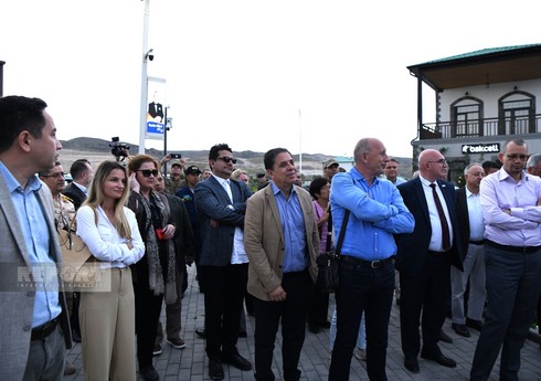 Xarici diplomatlar Ağalı kəndində olublar