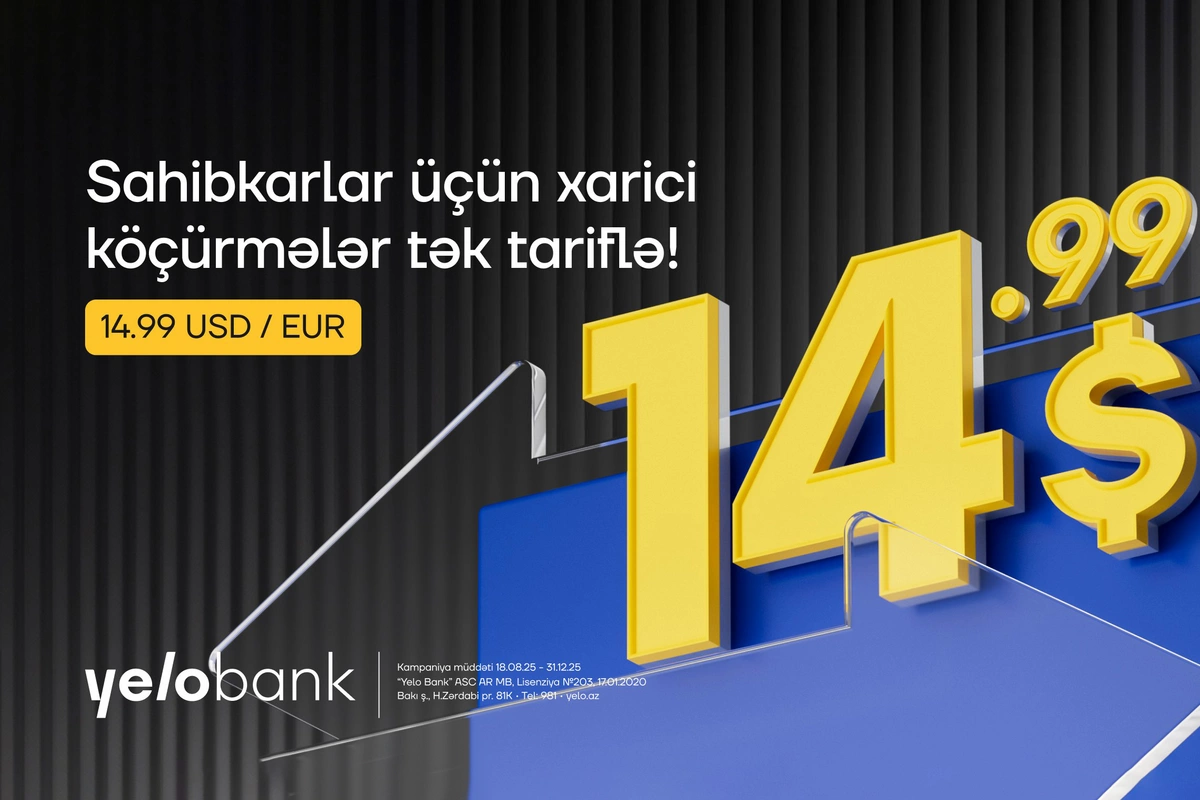 Xarici köçürmələrdə sabit və sərfəli komissiya!