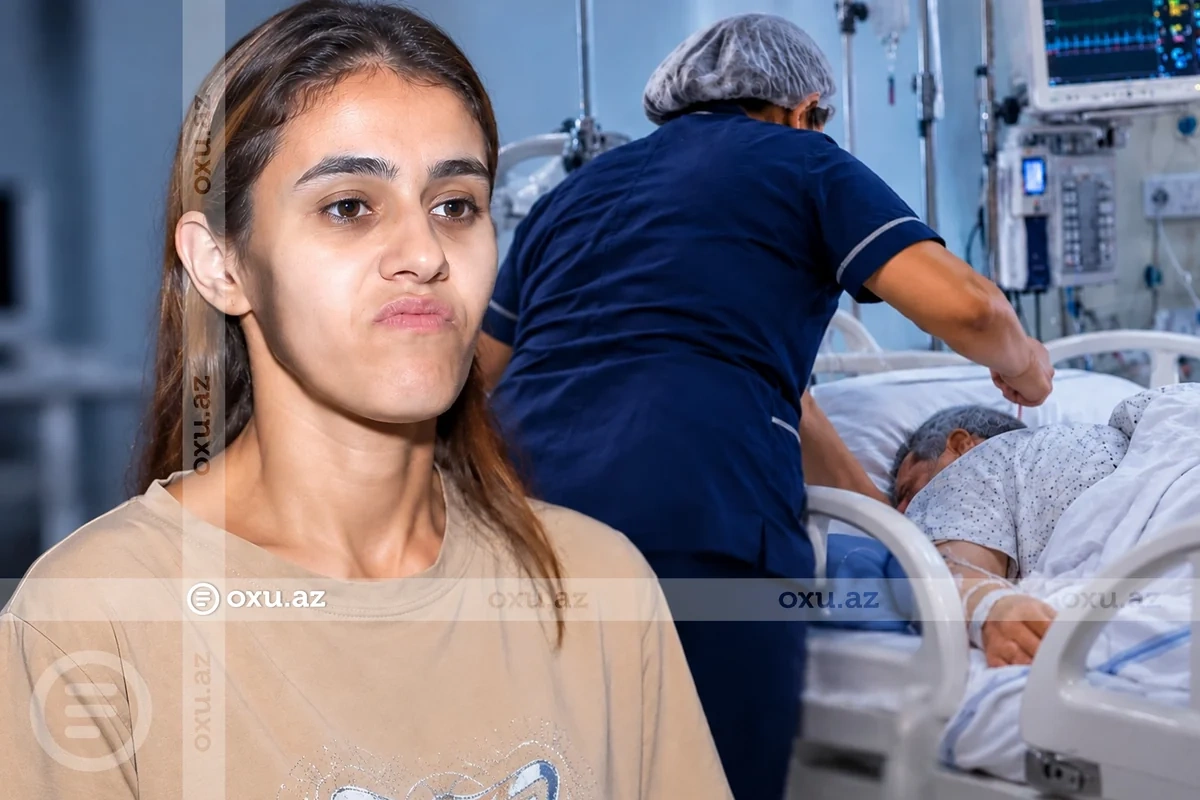 Xəstəni 40 dəqiqə döydüyü iddia edilən sanitar danışdı: 