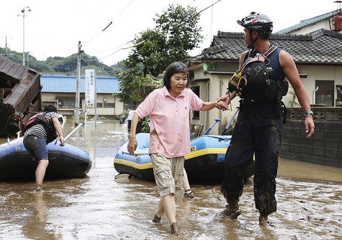 Yaponiyada güclü yağış insan tələfatına səbəb olub
