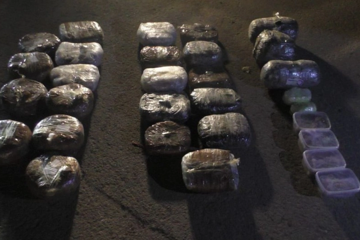 Yardımlıda İran vətəndaşları saxlanılıb, onlardan 36 kq narkotik vasitə götürülüb