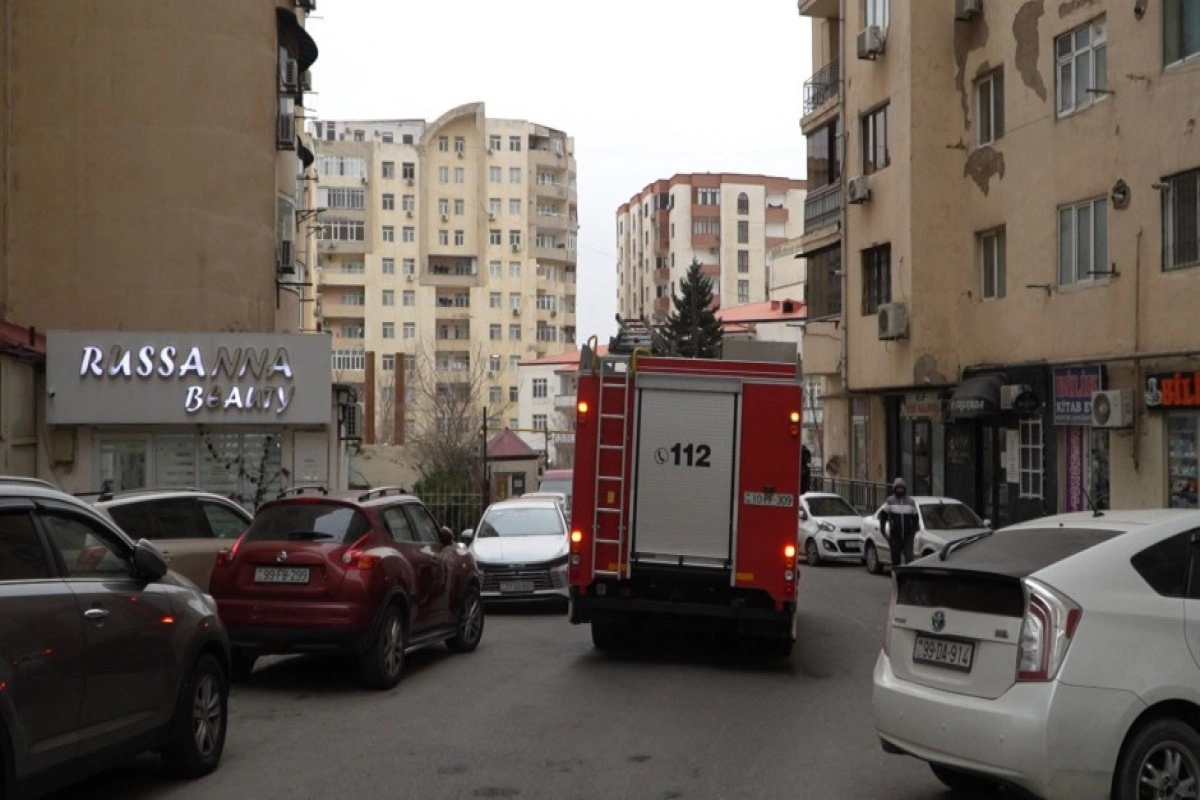 Yasamalda şərti yanğın təlimi keçirilib