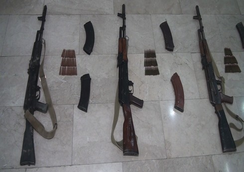 Zaqatalada 3-ü avtomat olmaqla 6 odlu silah götürülüb