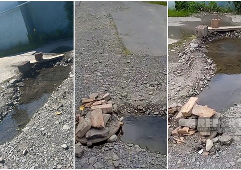 Zaqatalada partlayan su borusu niyə təmir olunmur?