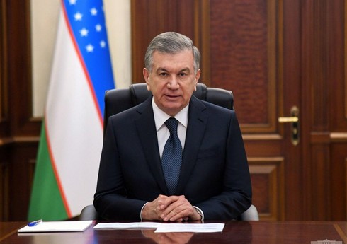 Özbəkistan Prezidenti Şavkat Mirziyoyev Azərbaycana səfərə gəlib