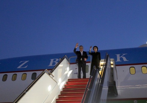 Özbəkistan Prezidenti Şavkat Mirziyoyevin Azərbaycana səfəri başa çatıb