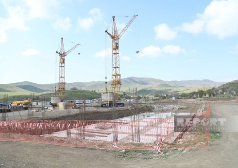 Zəngilan şəhərindəki 4-cü yaşayış kompleksində binalar 131 mənzilli olacaq